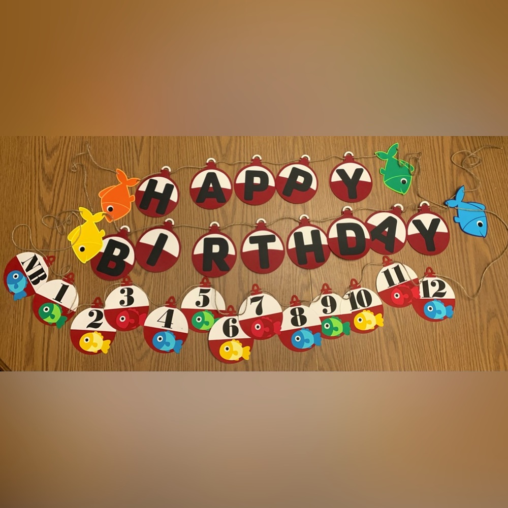 The Big One; 1st Birthday Party and Milestone Banners; Decorations & Cake Topper
